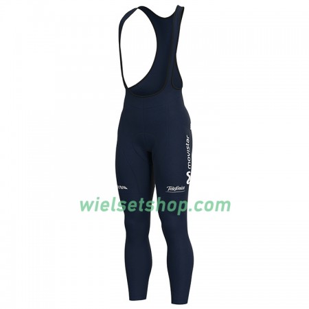 Fietsbroek Lang met Bretels 2020 Movistar Team N001